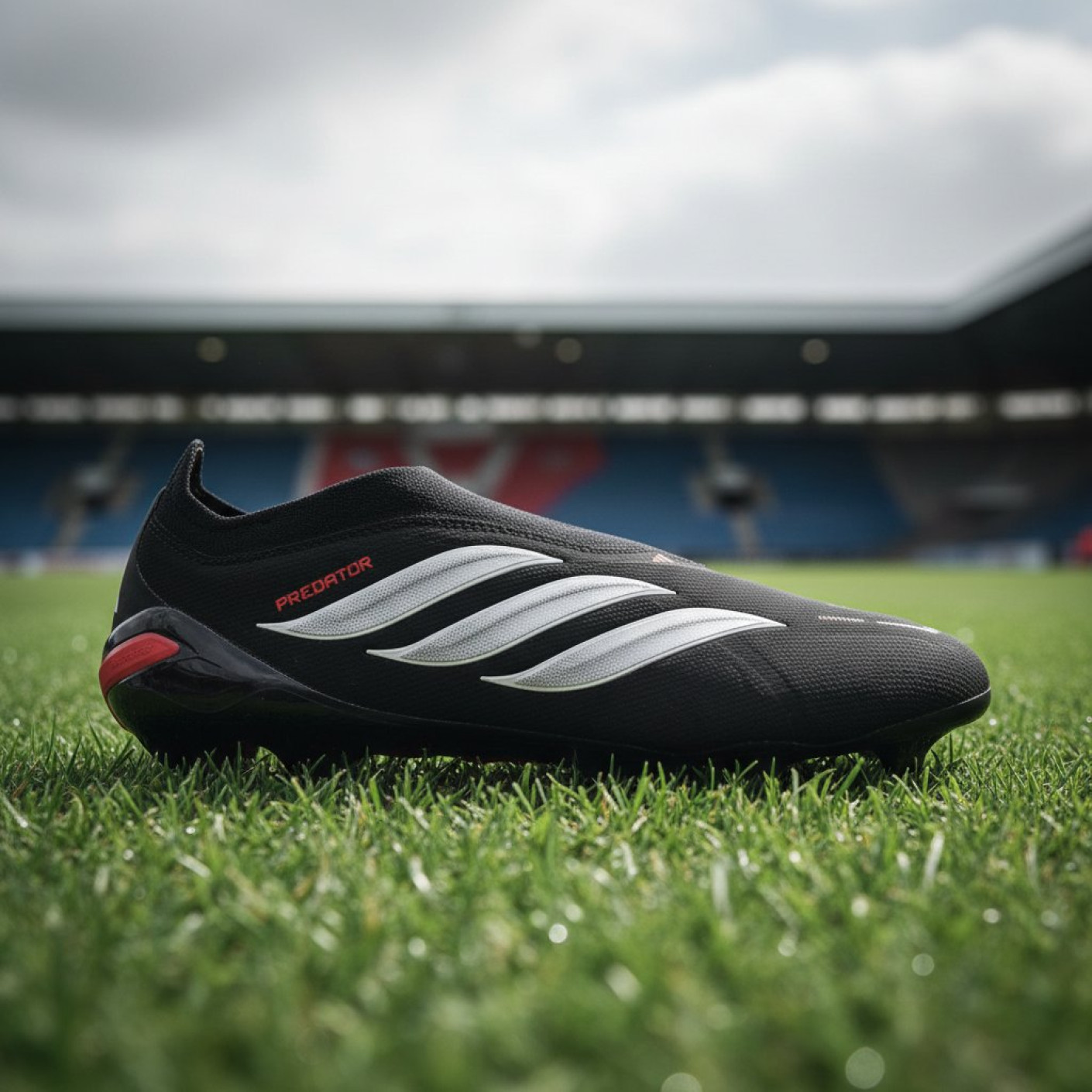 adidas Predator League Laceless Grass Football Boots (FG) Black