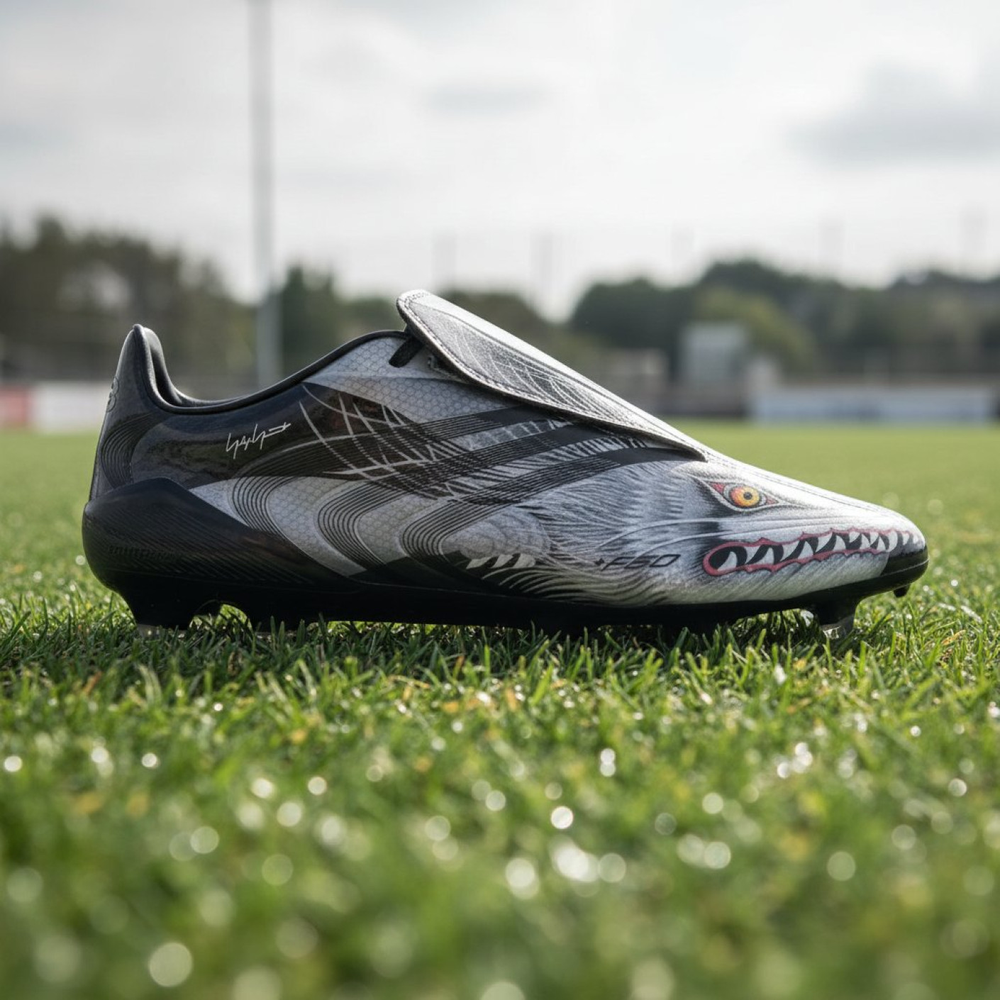 adidas F50 Tunit Y-3 Elite Gras Football Boots (FG) Black Silver