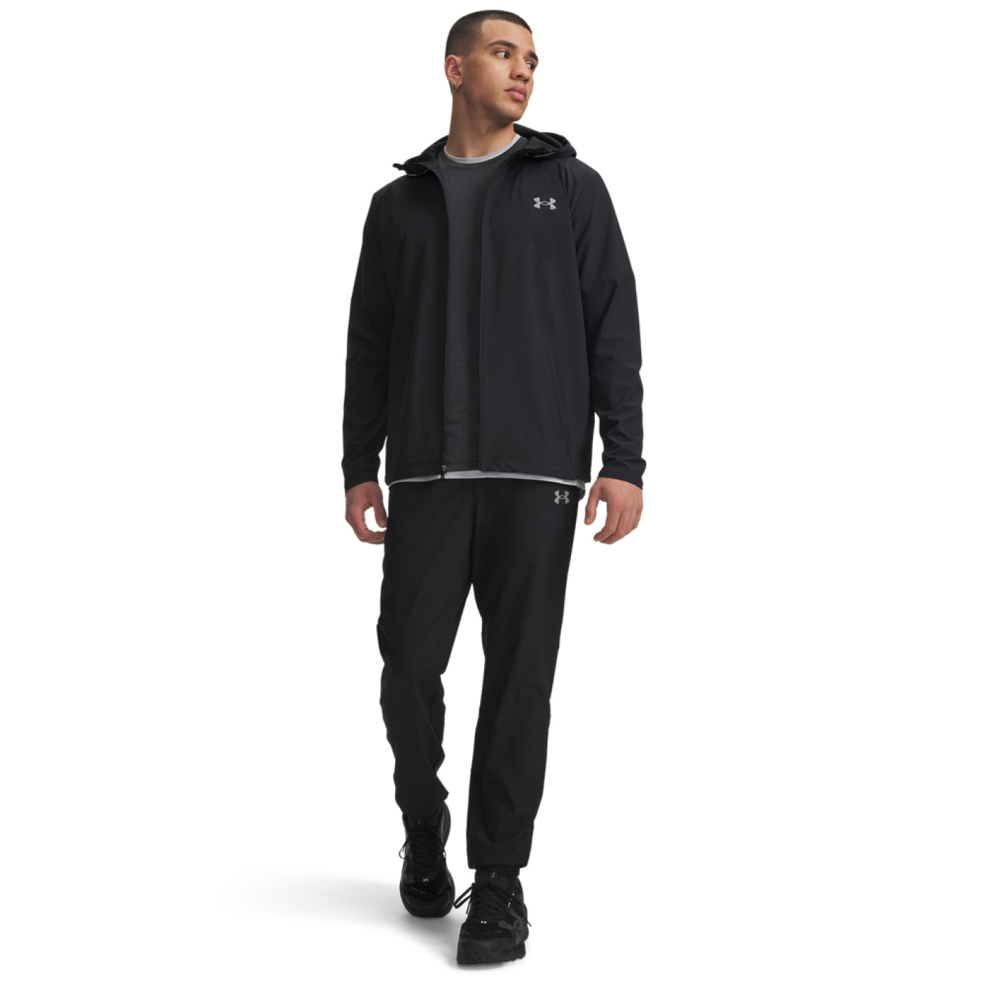 Under Armour Tech Utility Woven Trainingspak Zwart Grijs