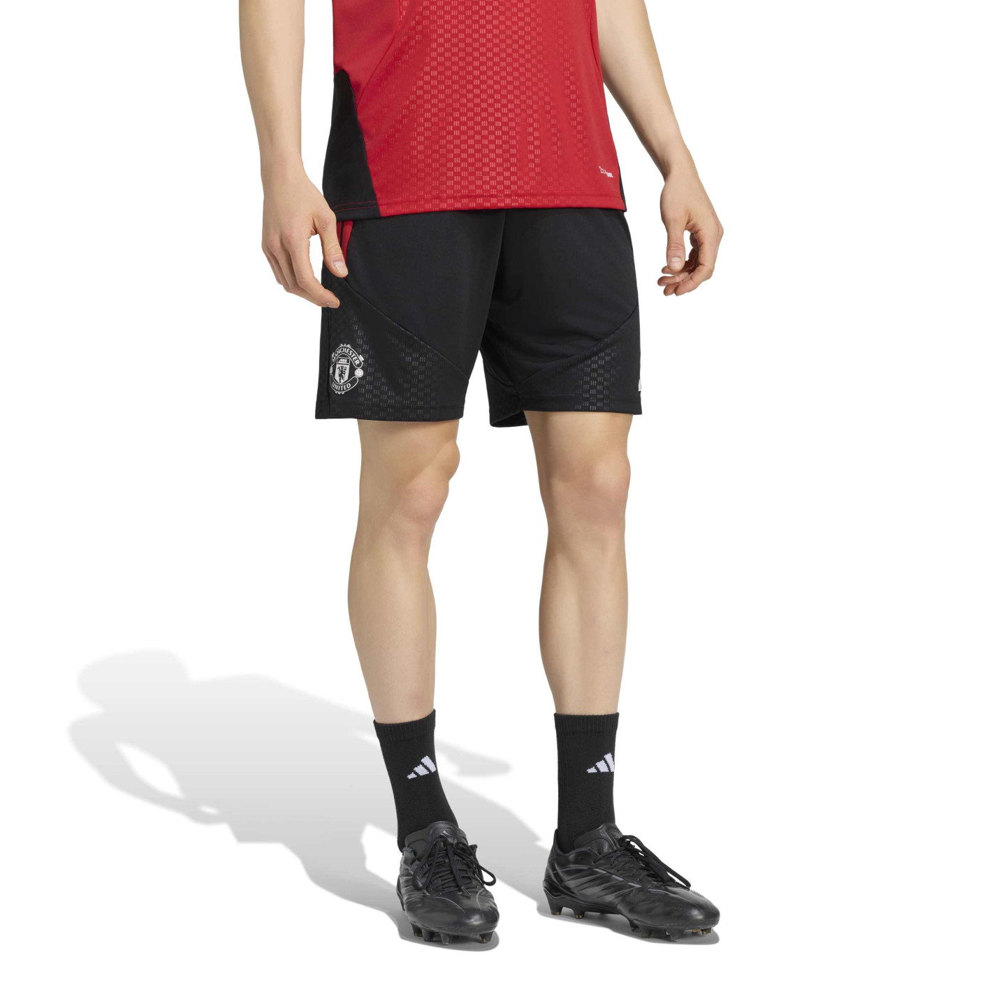 adidas Manchester United Training Short 2026-2027 Black Red White