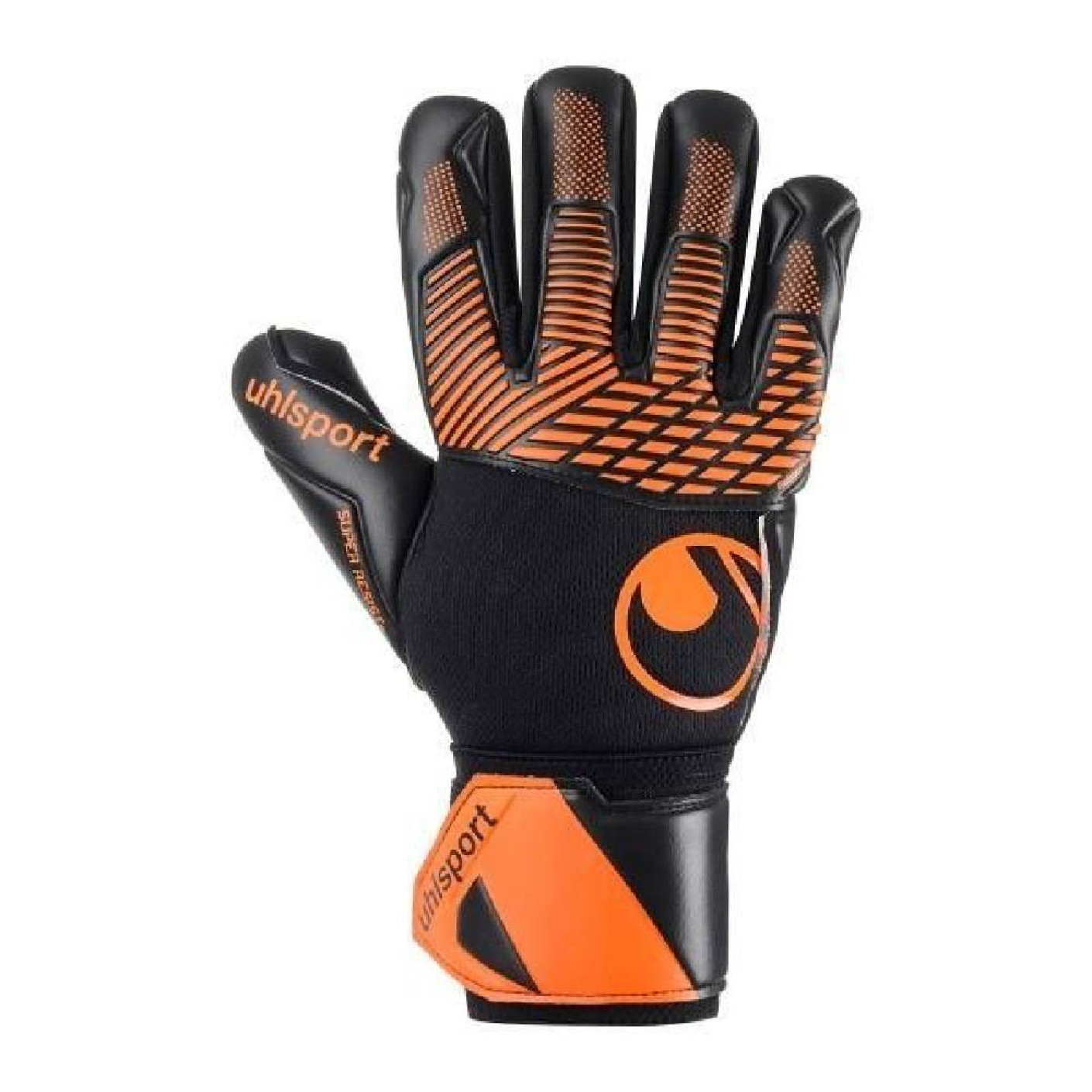 Uhlsport FM Super Resist+ HN Goalkeeper Gloves Black Orange
