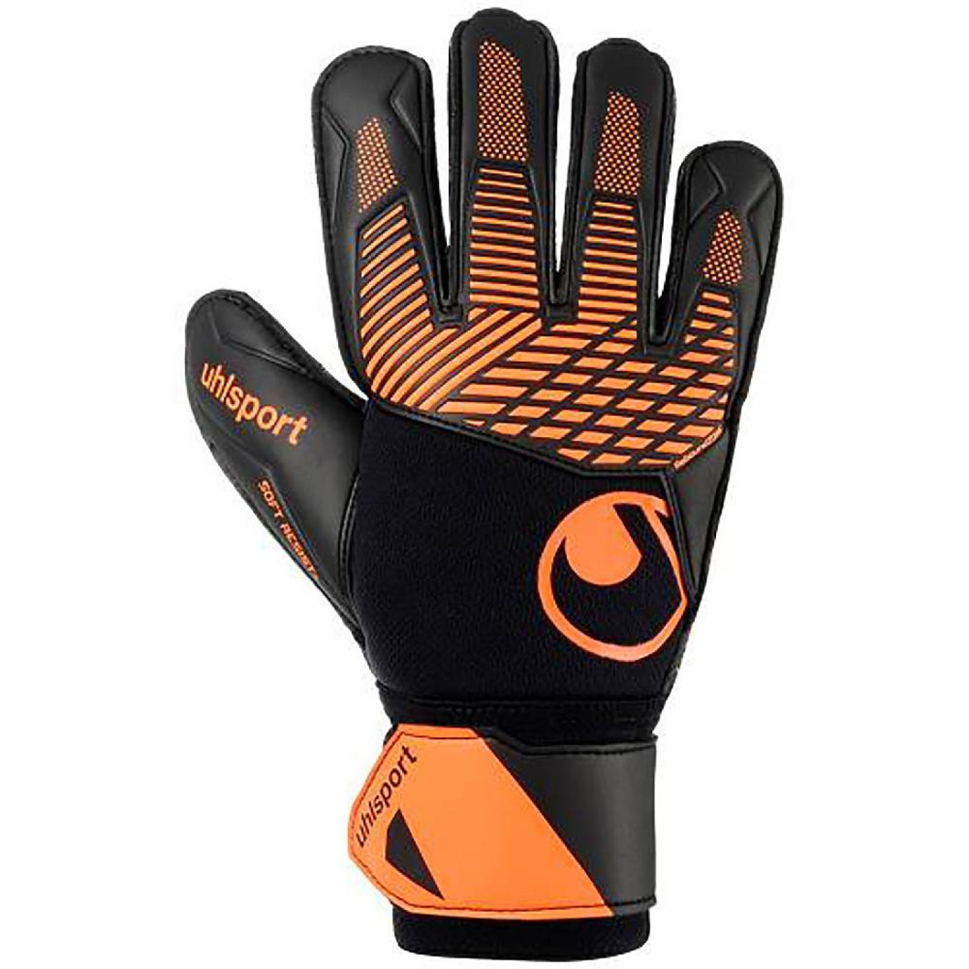 Uhlsport FM Soft Resist+ Goalkeeper Gloves Black Orange
