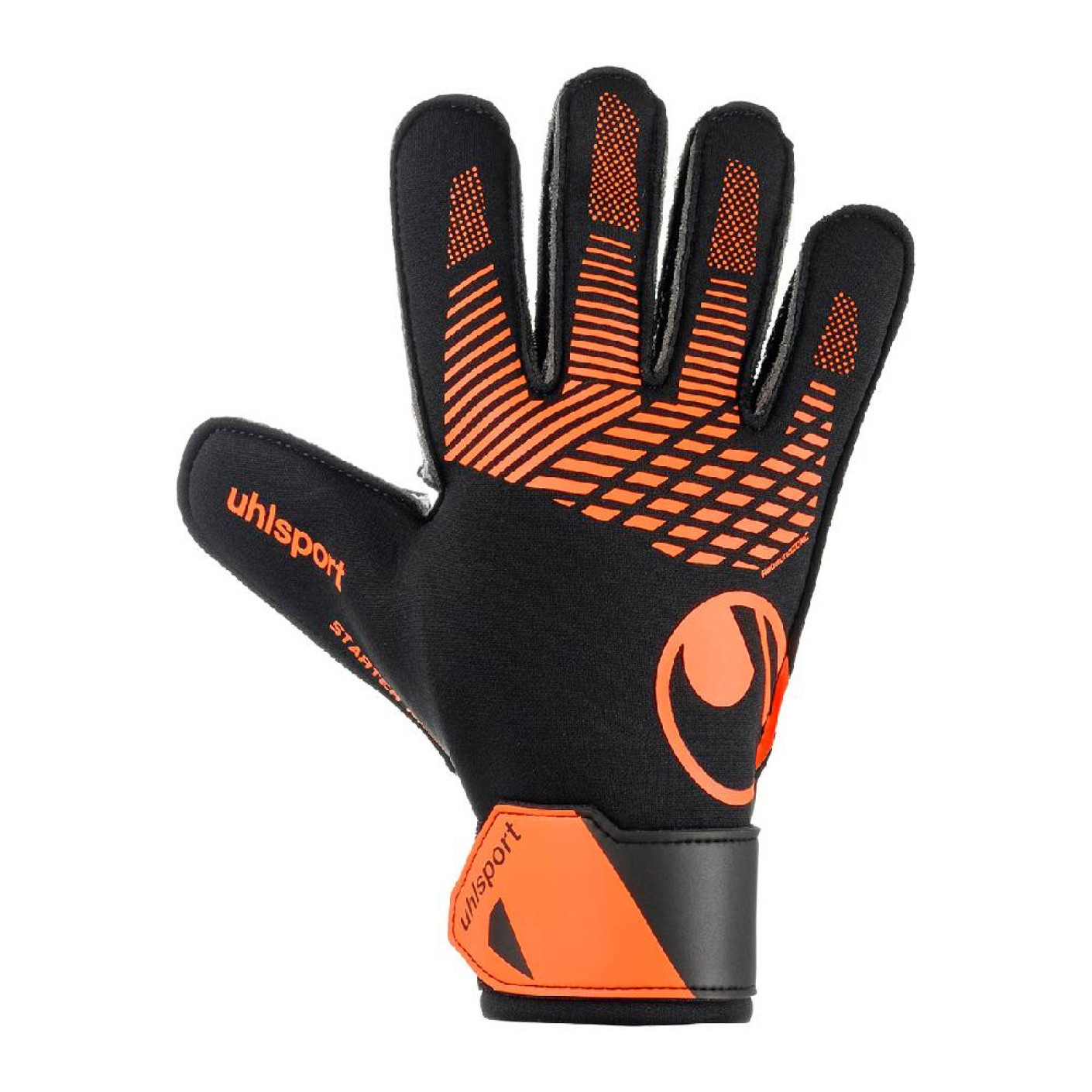 Uhlsport FM Starter Resist+ Goalkeeper Gloves Black Orange