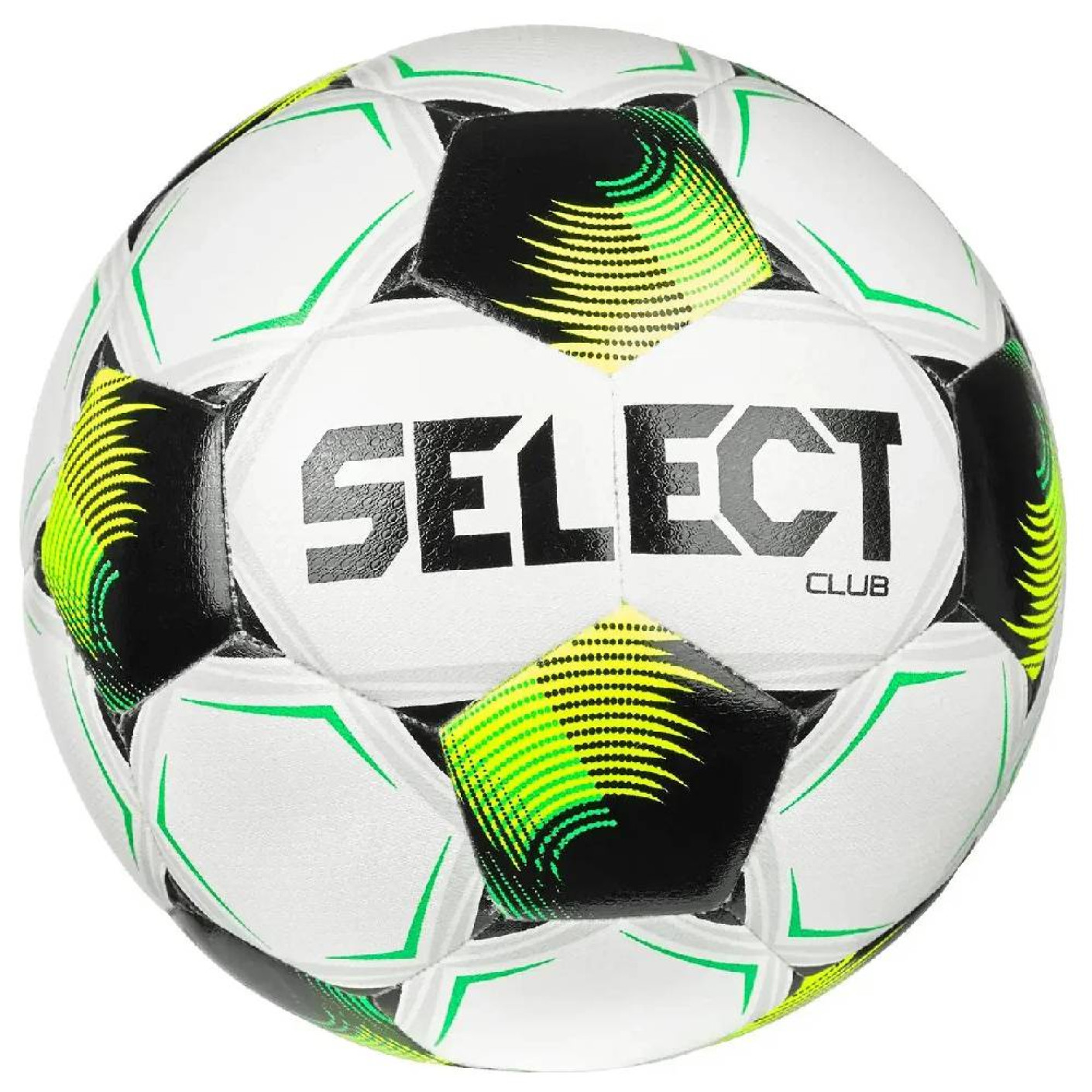 Select Club V26 Football Size 3 White Black Bright Green Yellow