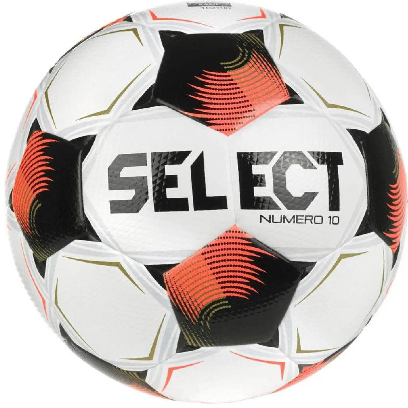 Select Numero 10 V26 Voetbal Maat 4 Wit Zwart Oranje Goud