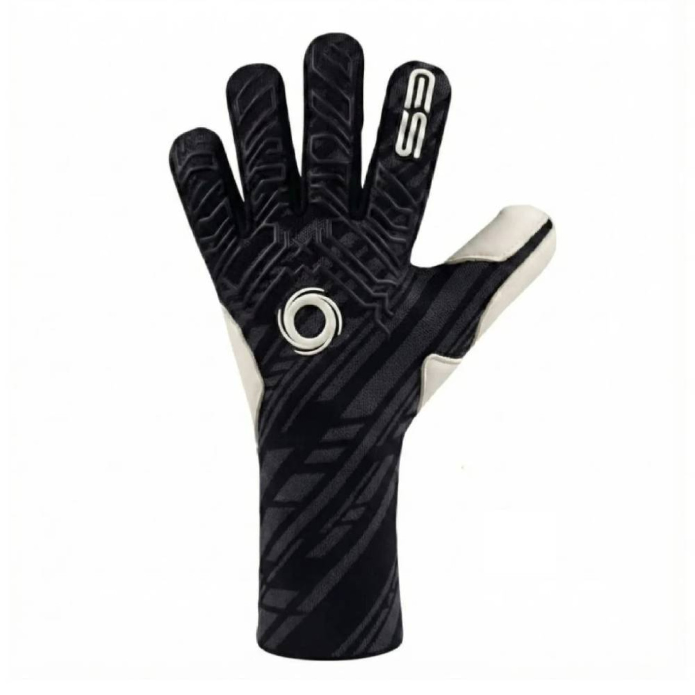 Elite Sport T1B Knit Goalkeeper Gloves Black White