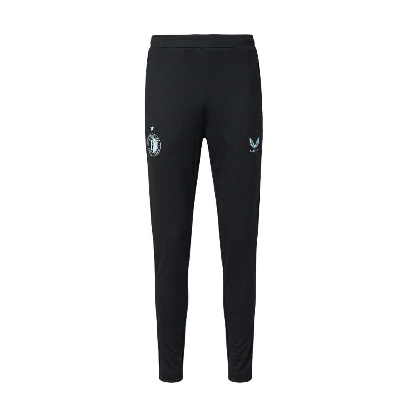 Castore Feyenoord Trainingsbroek 2026-2027 Kids Zwart Lichtblauw
