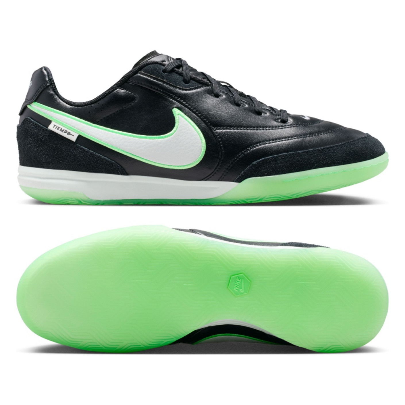 Nike Tiempo Streetgato Street Football Boots Black White Bright