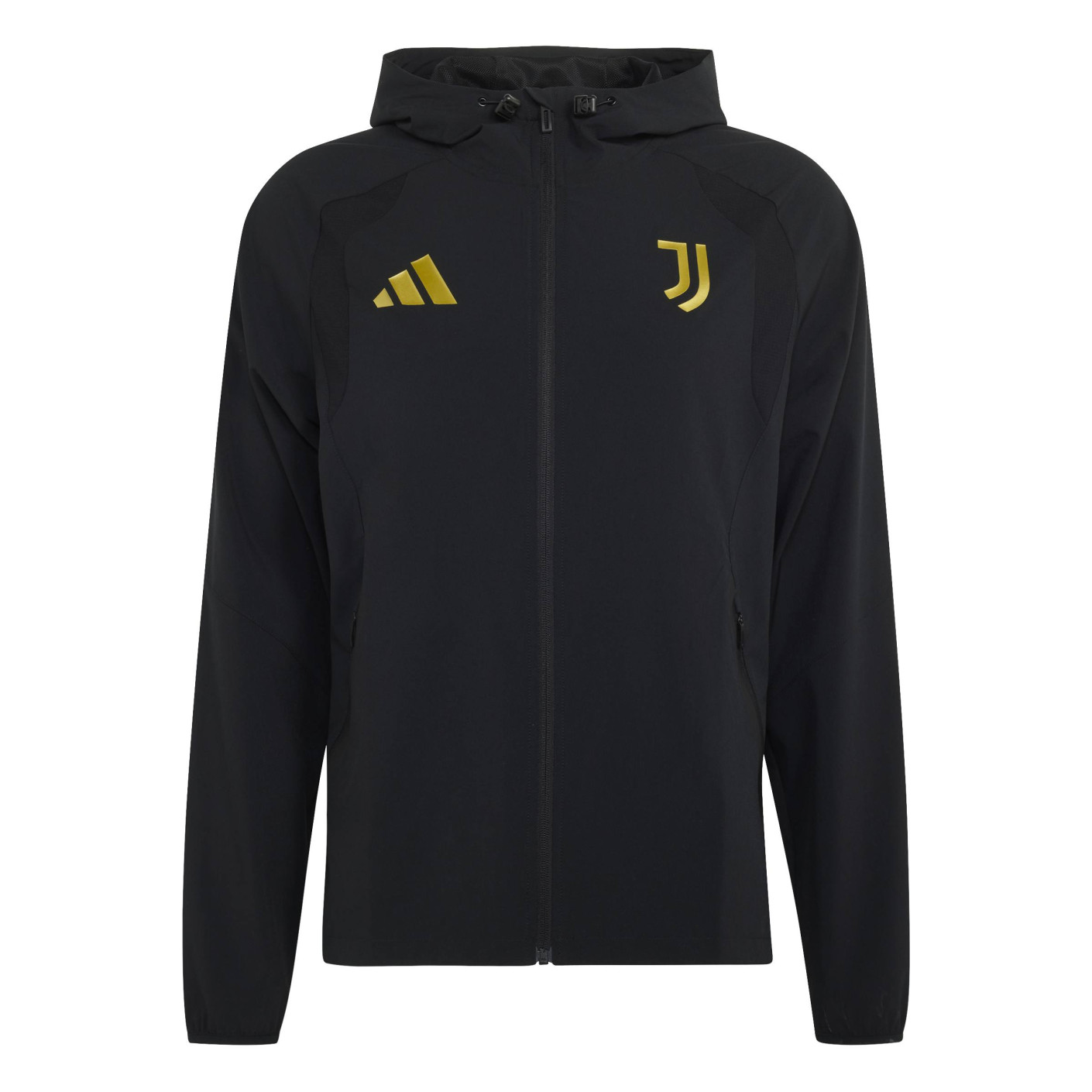 adidas Juventus Tiro Travel Training Jacket 2026-2027 Black Gold