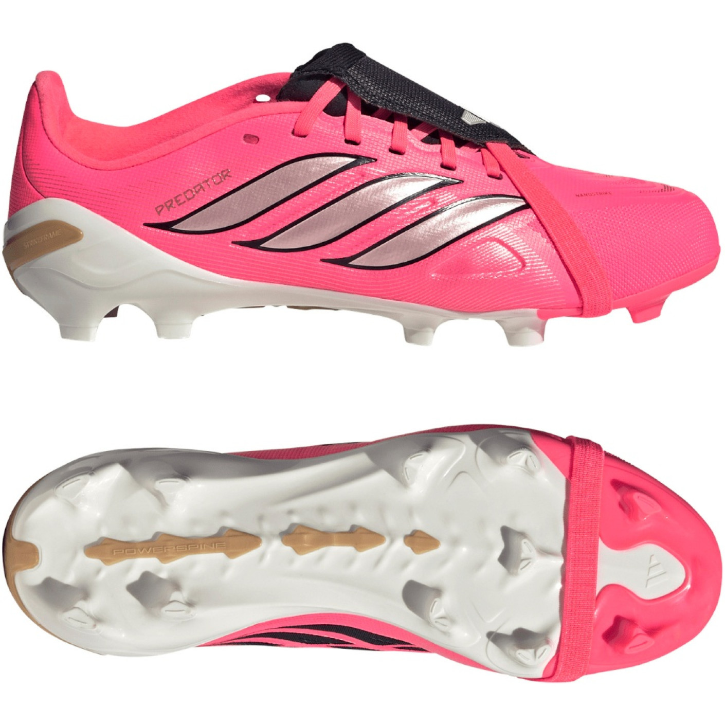 adidas Predator League FT Gras Football Boots (FG) Kids Hot Pink Silver Grey Black Gold