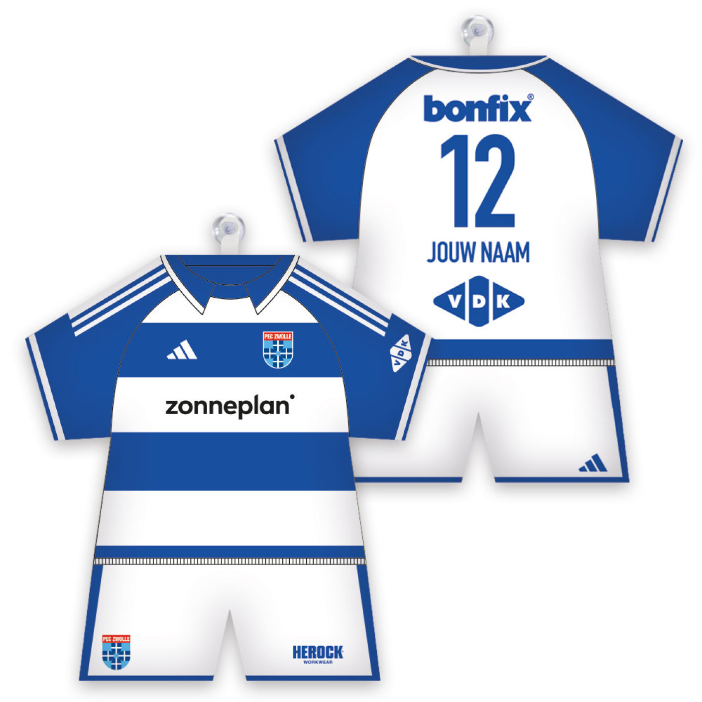 PEC Zwolle Maxidress Thuisshirt 2026-2027 Gepersonaliseerd