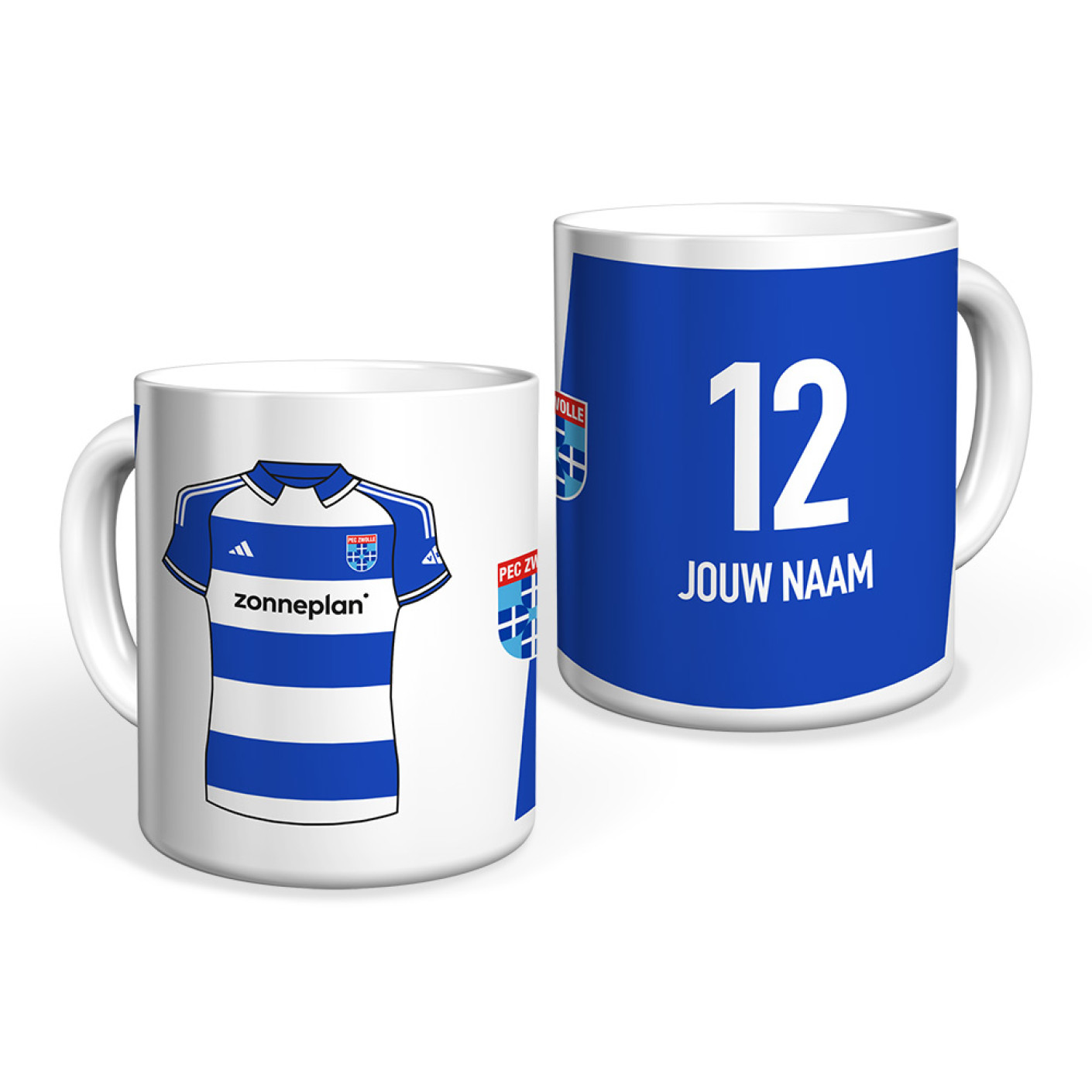 PEC Zwolle Mok Thuisshirt 2026-2027 Gepersonaliseerd