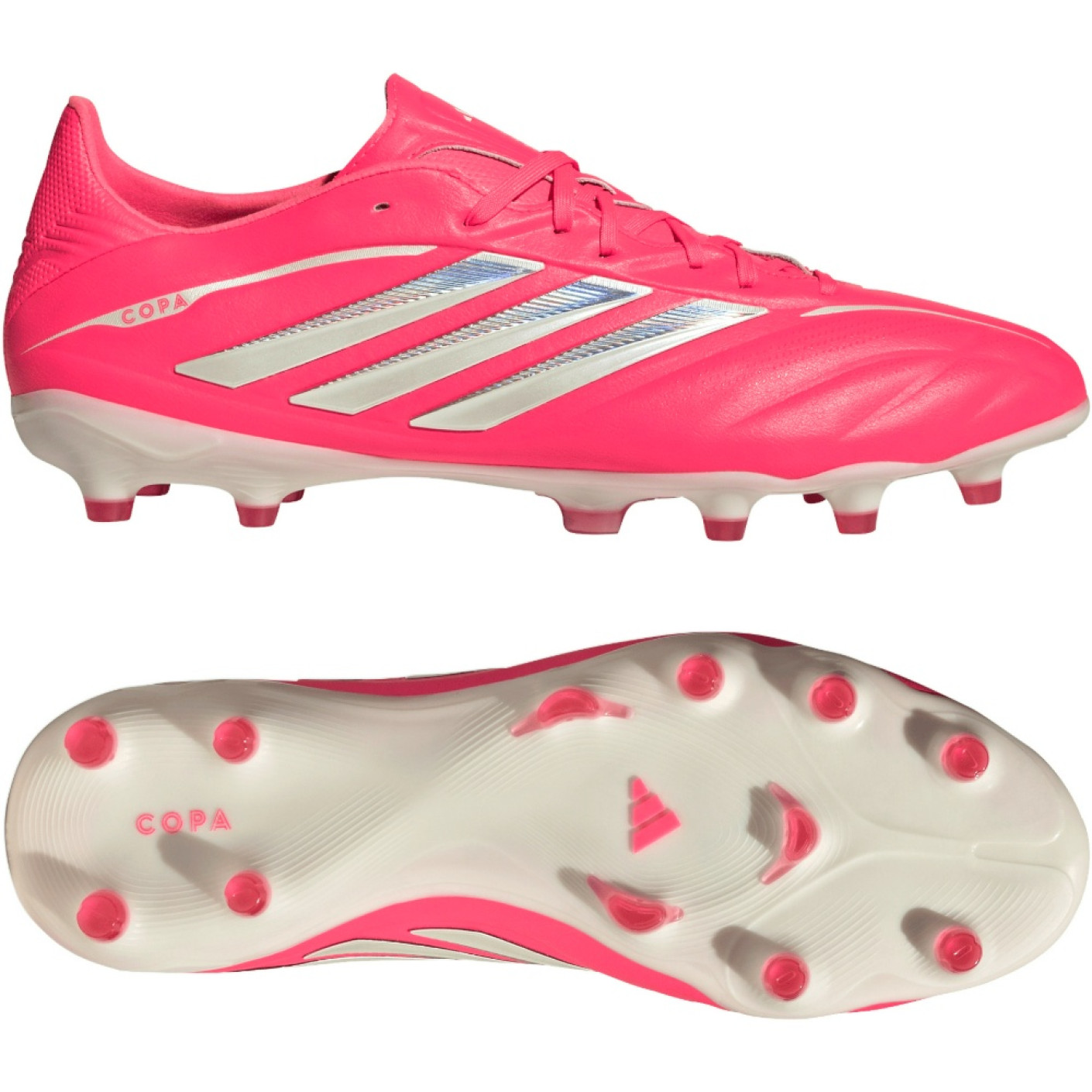 adidas Copa Pure IV Pro Gras Football Boots (FG) Hot Pink Silver White