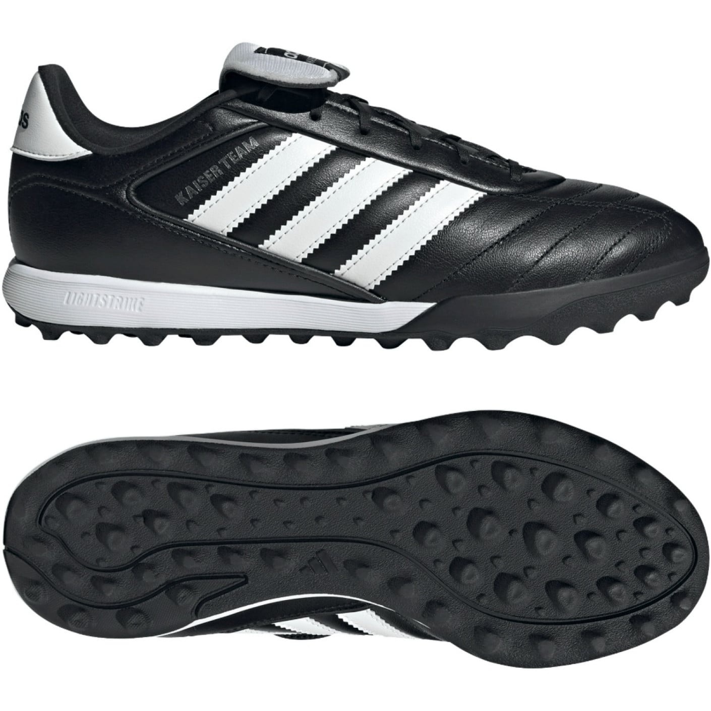 adidas Kaiser Team 2 Turf Voetbalschoenen (TF) Zwart Wit