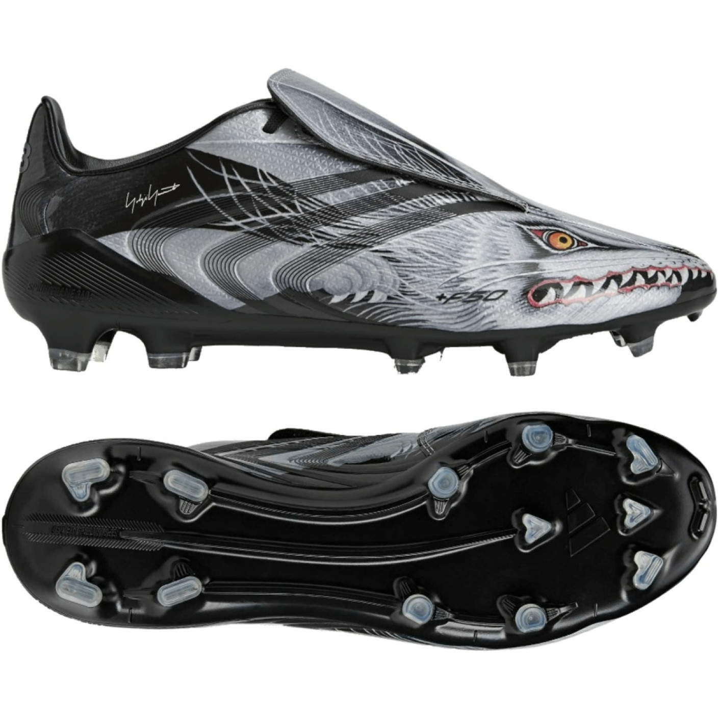 adidas F50 Tunit Y-3 Elite Gras Football Boots (FG) Black Silver