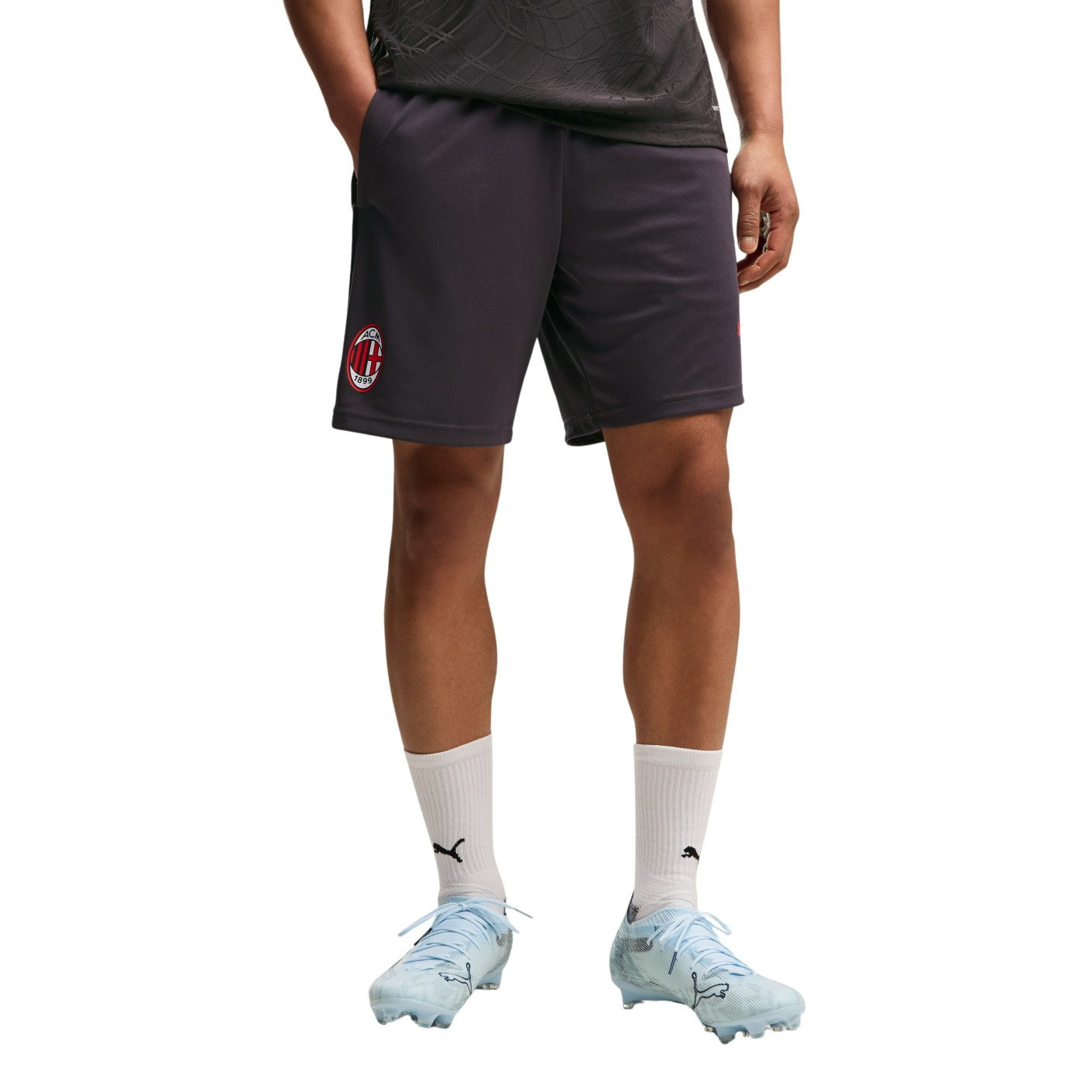 PUMA AC Milan Training Short 2026-2027 Dark Grey Red