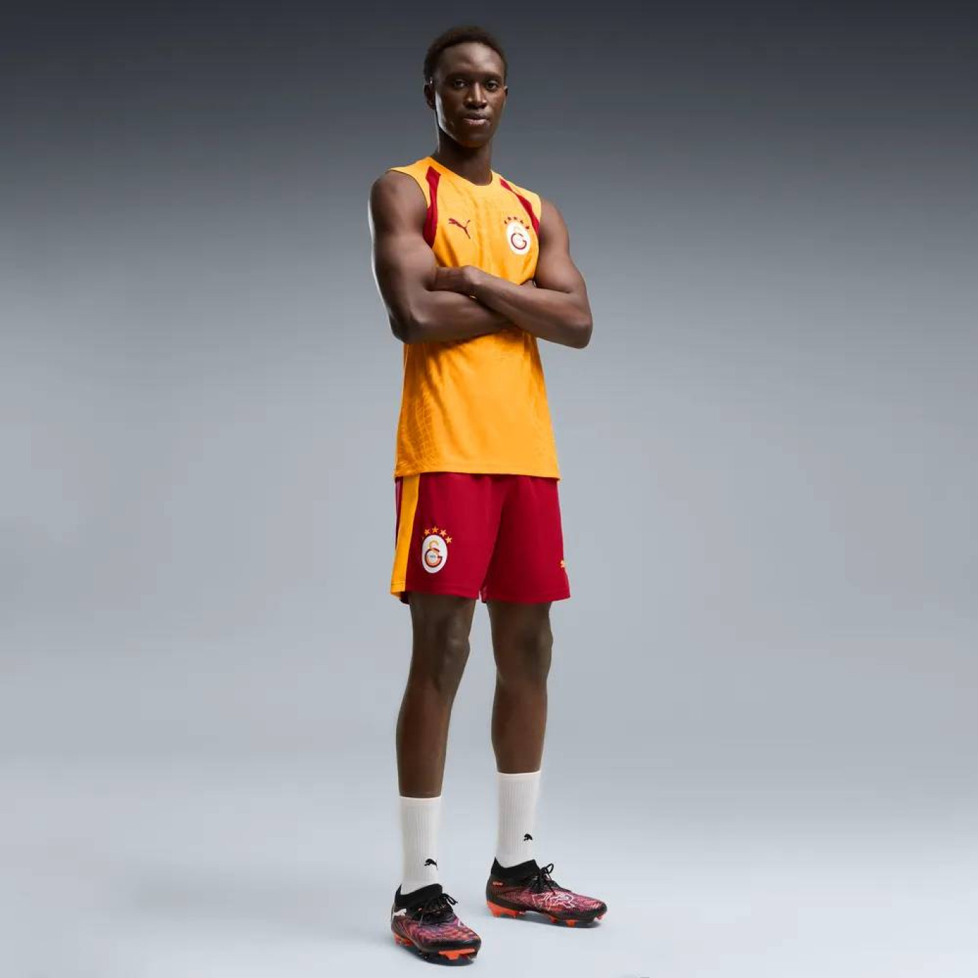 PUMA Galatasaray SK Training Set 2026-2027 Red Orange - Voetbalshop.nl