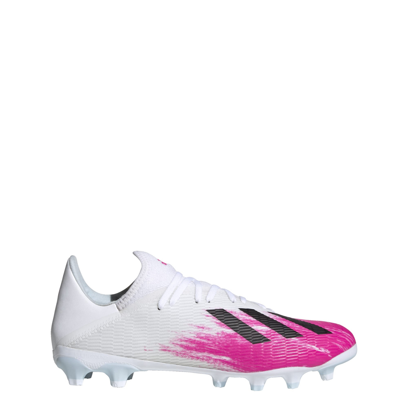 Conjugeren samen Doe een poging adidas X 19.3 Gras / Kunstgras Voetbalschoenen (MG) Wit Zwart Roze