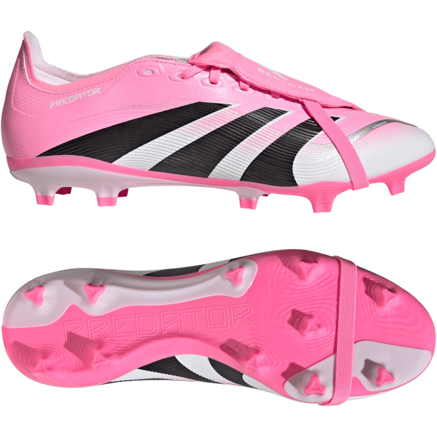 adidas Predator League FT Grass/Artificial Grass Football Boots (MG) Pink Black White