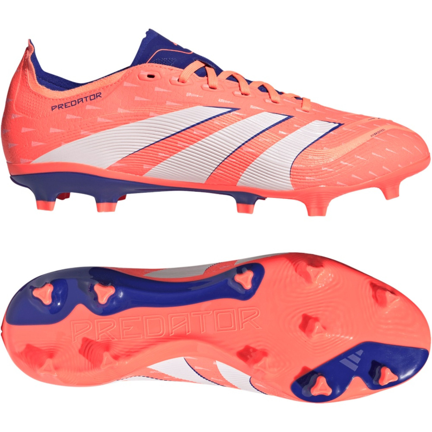 adidas Predator League Gras / Kunstgras Voetbalschoenen (MG) Oranje Wit Blauw
