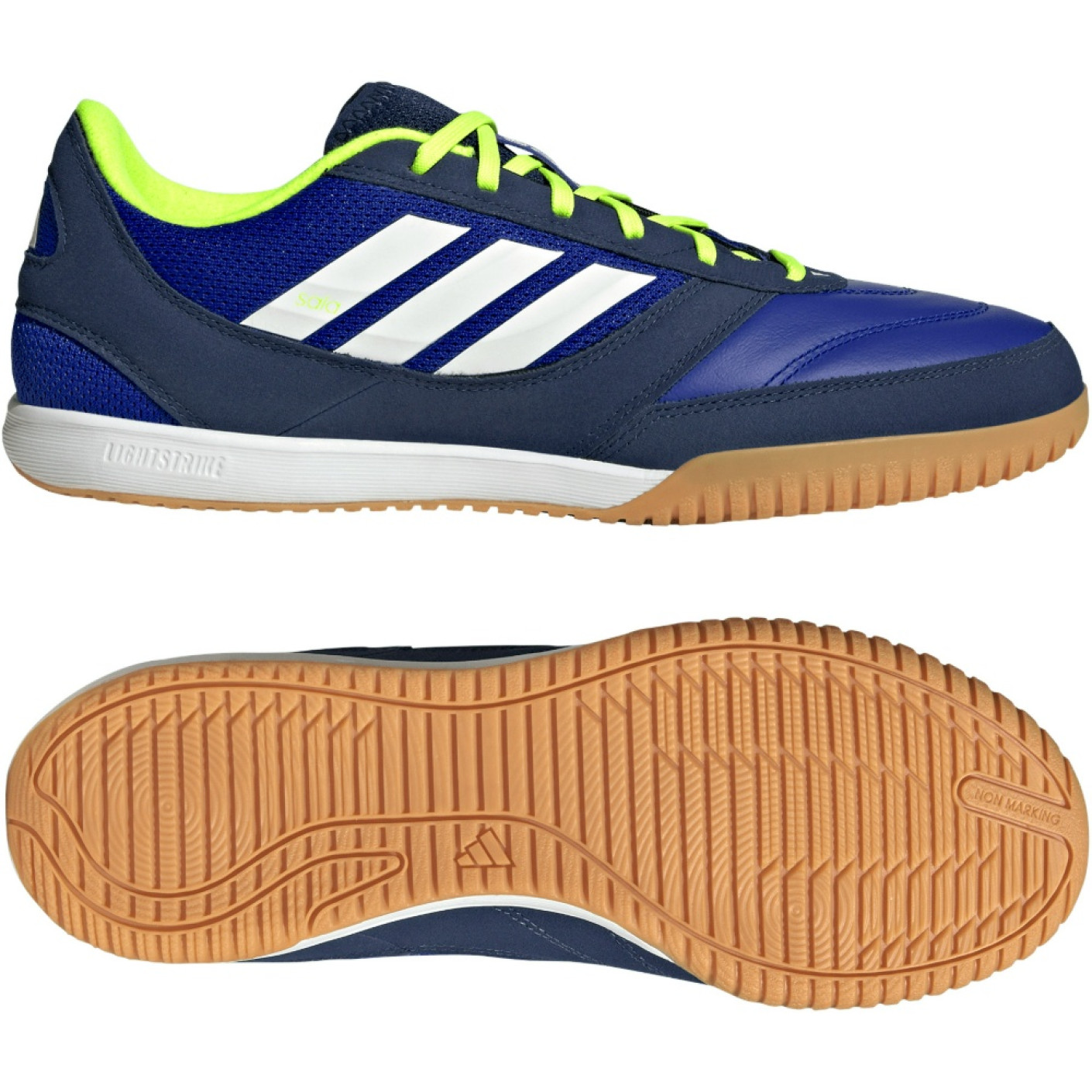 adidas Top Sala Competition II Zaalvoetbalschoenen (IN) Blauw Donkerblauw Wit Neongeel