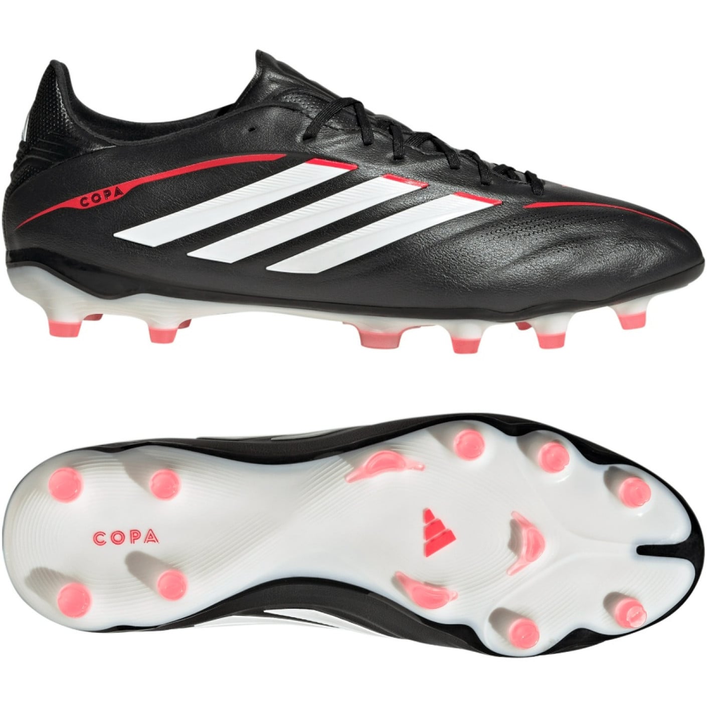 adidas Copa Pure IV Pro Gras Voetbalschoenen (FG) Zwart Wit Rood