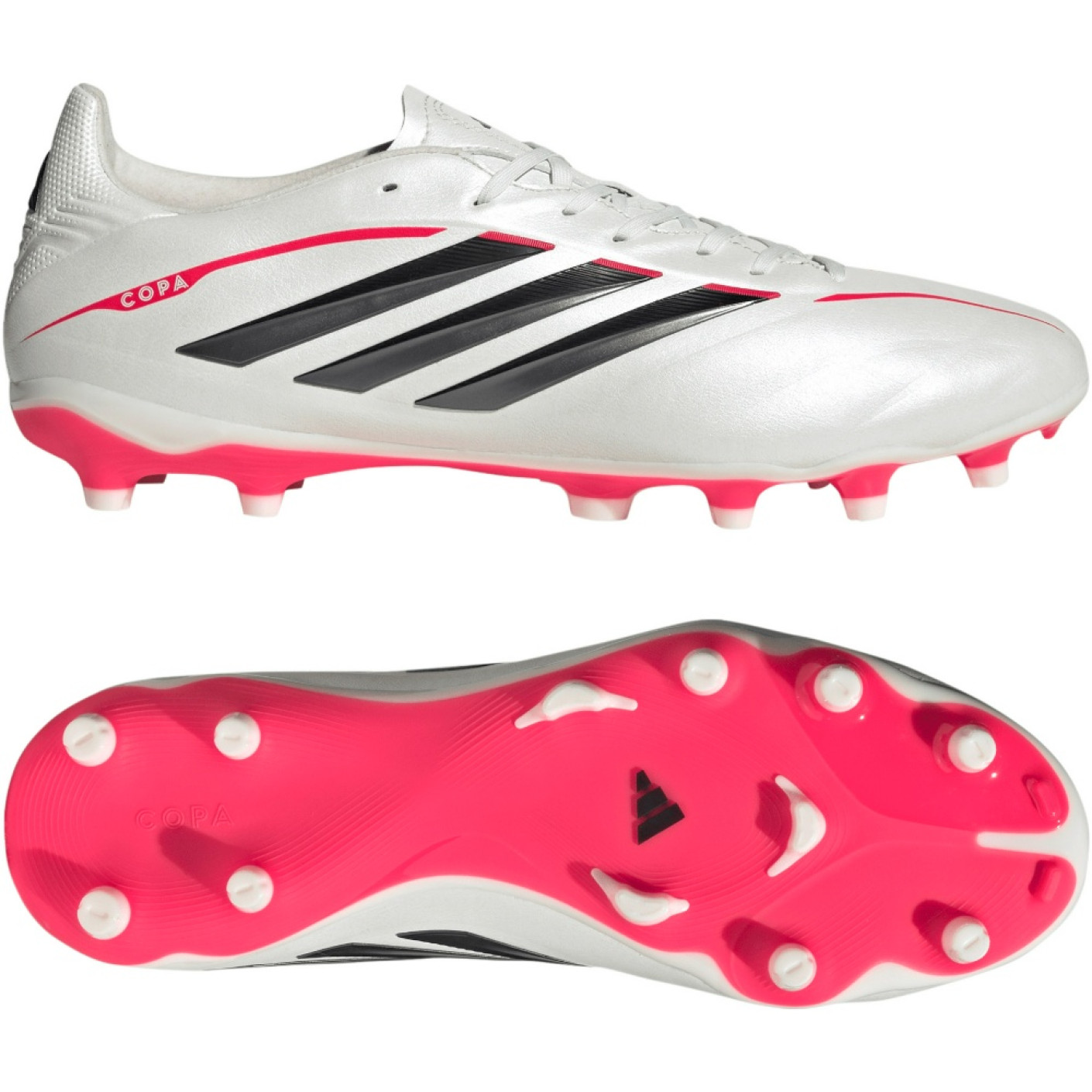 adidas Copa Pure IV League Gras Voetbalschoenen (FG) Wit Zwart Rood