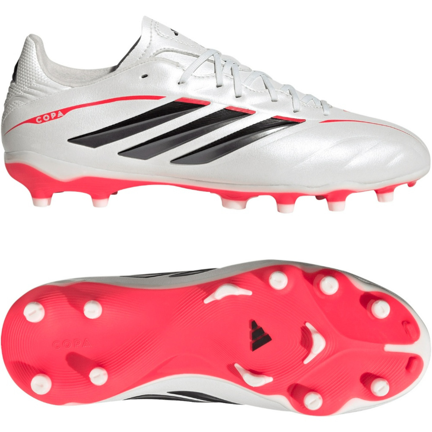 adidas Copa Pure IV League Gras Football Boots (FG) Kids White Black Red