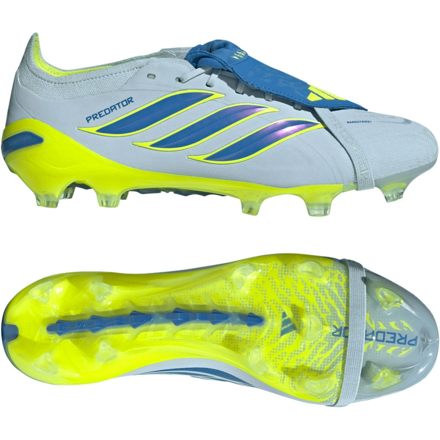 adidas Predator Elite FT Gras Football Boots (FG) Light Blue Blue Yellow