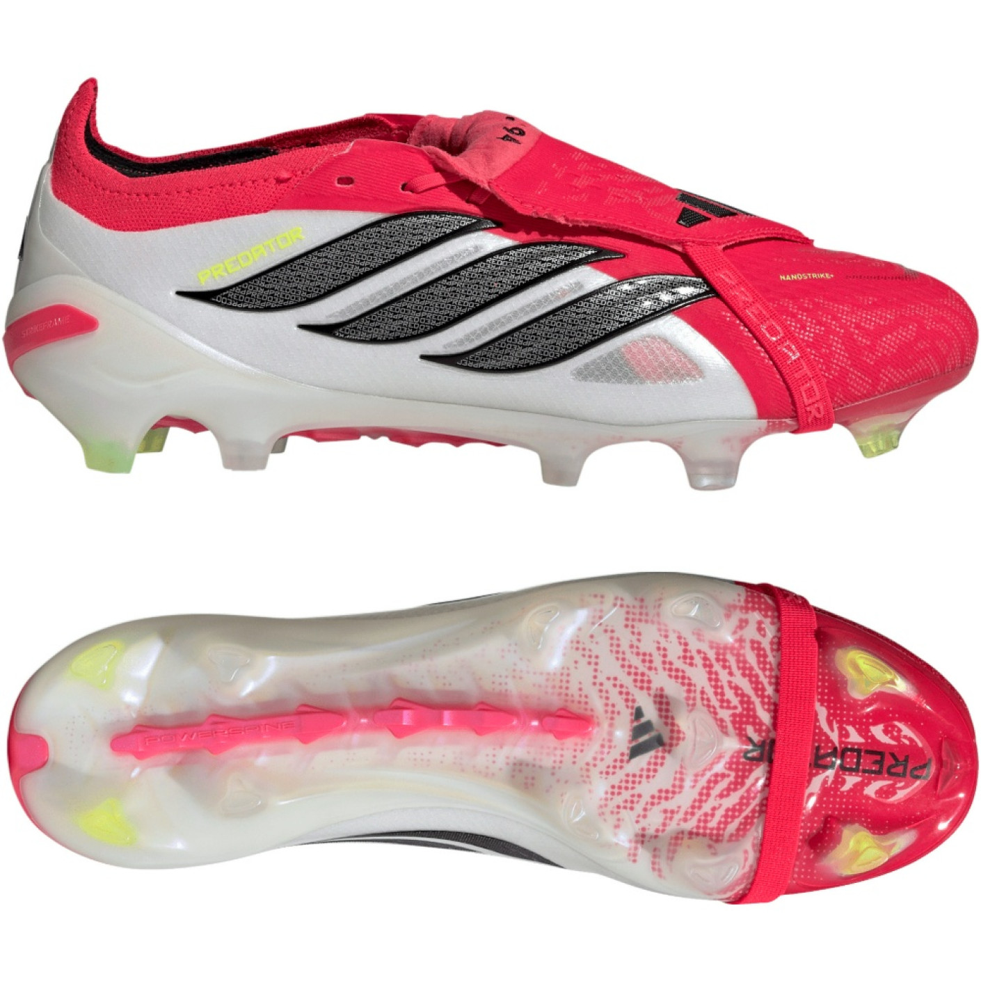 adidas Predator Elite FT Gras Voetbalschoenen (FG) Rood Wit Zwart