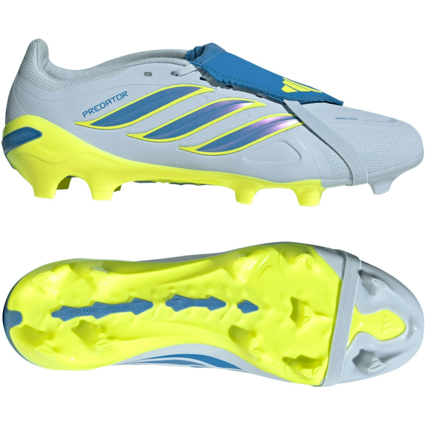 adidas Predator League FT Gras Football Boots (FG) Light Blue Blue Yellow