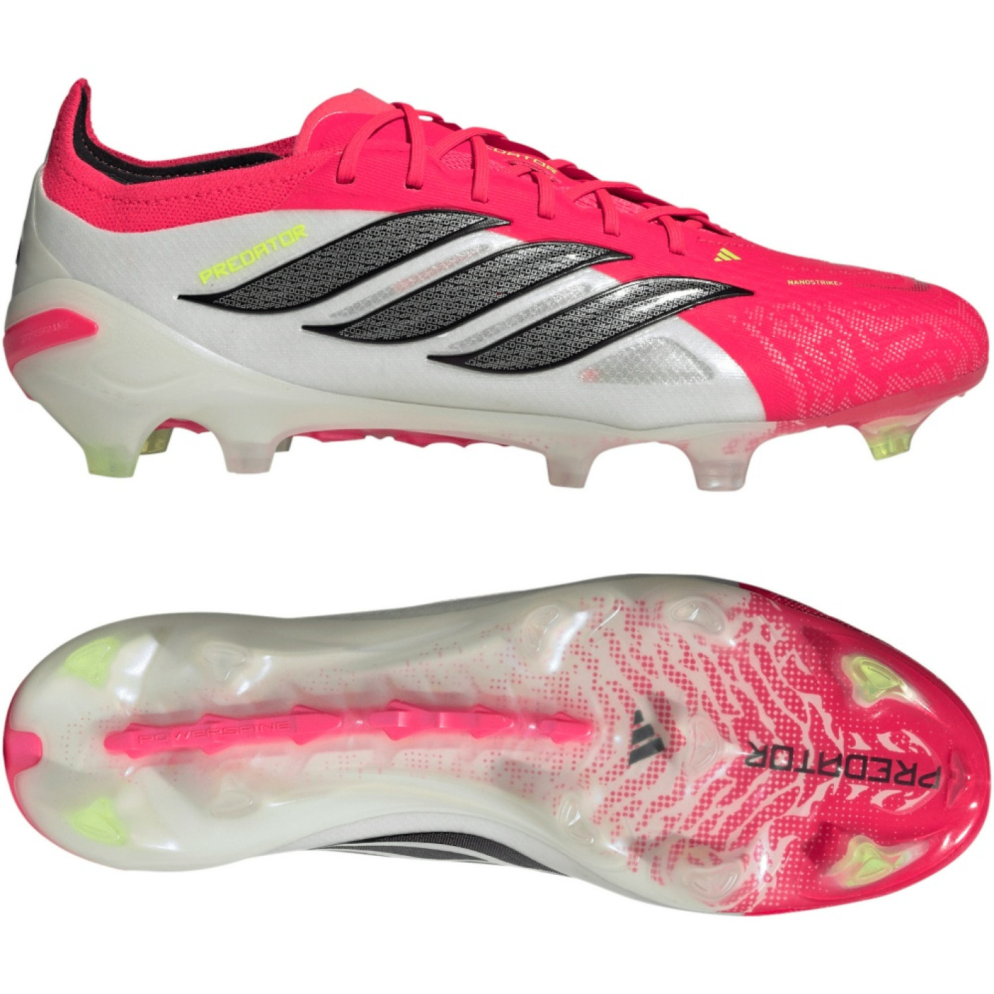 adidas Predator Elite Gras Football Boots (FG) Red White Black
