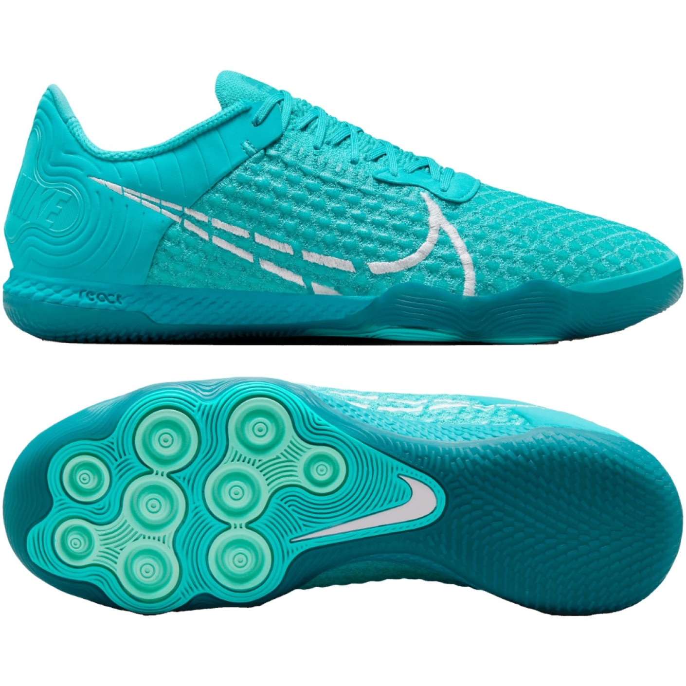 Nike React Gato Zaalvoetbalschoenen (IN) Turquoise Wit