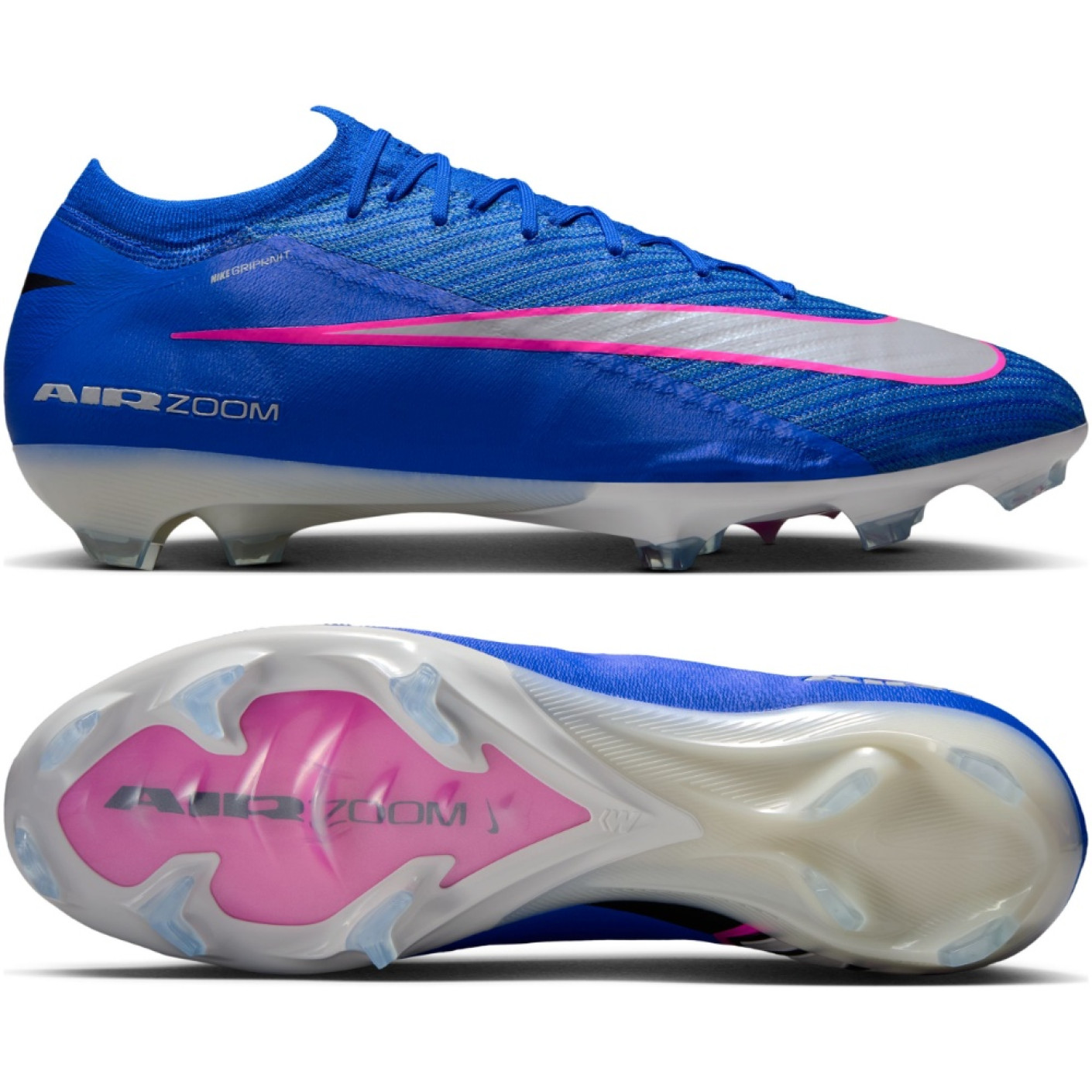 Nike Zoom Mercurial Vapor 16 Elite Gras Football Boots (FG) Blue White Hot Pink