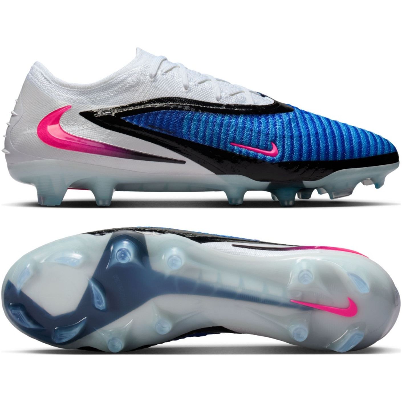 Nike Phantom 6 Low Elite Gras Football Boots (FG) Blue White Hot