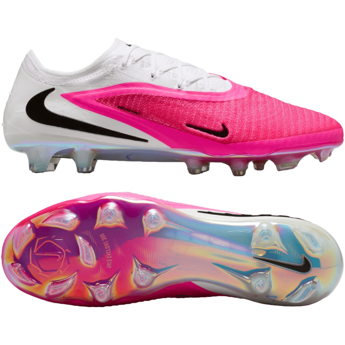 Nike Phantom 6 Low Elite Gras (FG) Football Boots (FG) White Hot