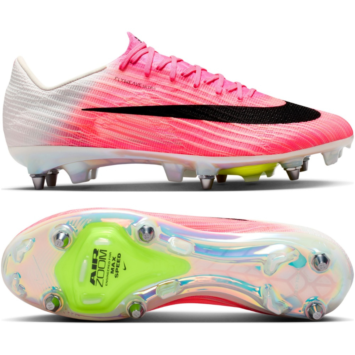 Nike Zoom Mercurial Superfly 11 Elite Iron Stud Football Boots (SG) Hot Pink White Black