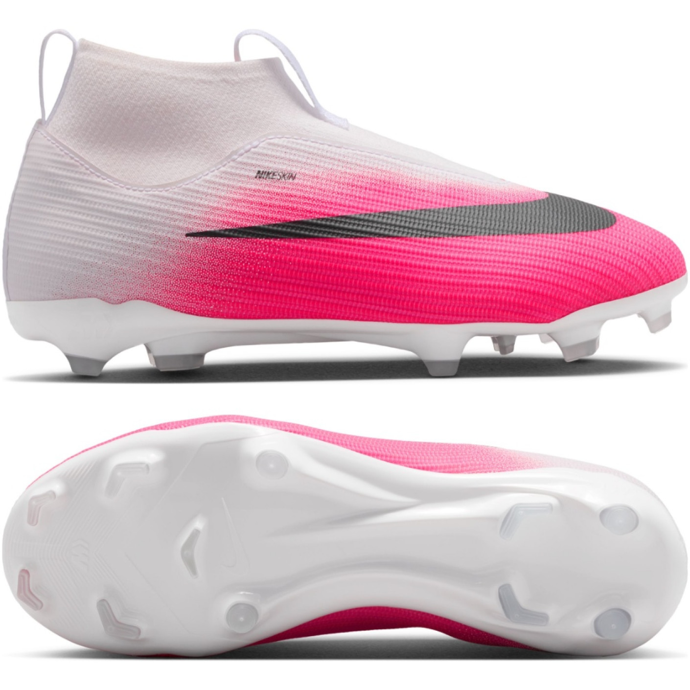 Nike Mercurial Superfly 11 Academy Grass/Artificial Grass Football Boots (MG) Kids Hot Pink White Black