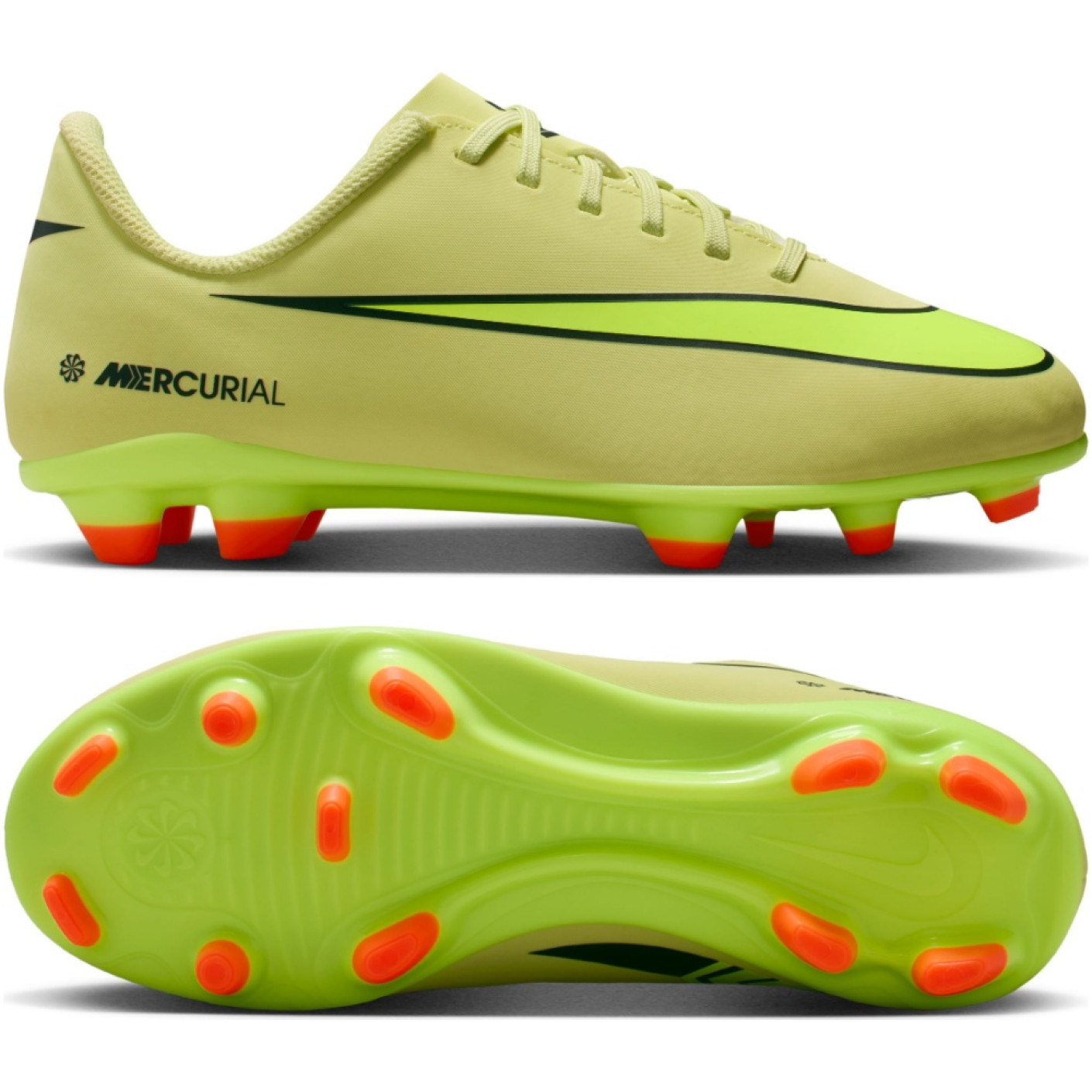 Nike Mercurial Vapor 16 Club Grass/Artificial Grass Football Boots (MG) Kids Yellow Neon Yellow Orange