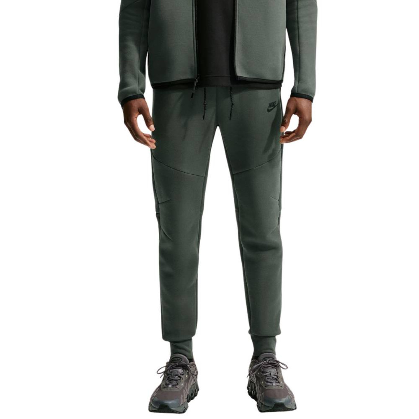 Nike Tech Fleece Sportswear Sweat Pants Dark Green Black