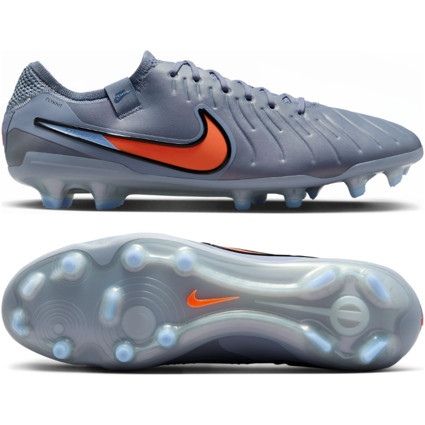 Nike Tiempo Legend 10 Elite Gras Football Boots (FG) Light Blue Bright Red Black
