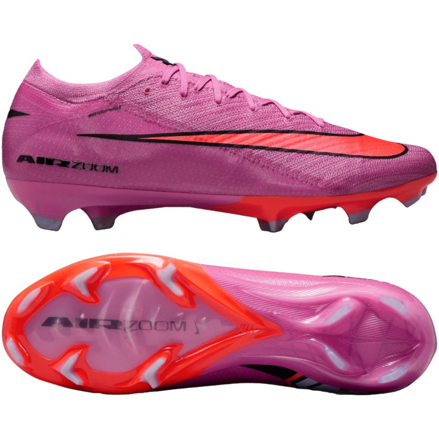 Nike Zoom Mercurial Vapor 16 Elite Gras Football Boots (FG) Pink Bright Red Light Blue