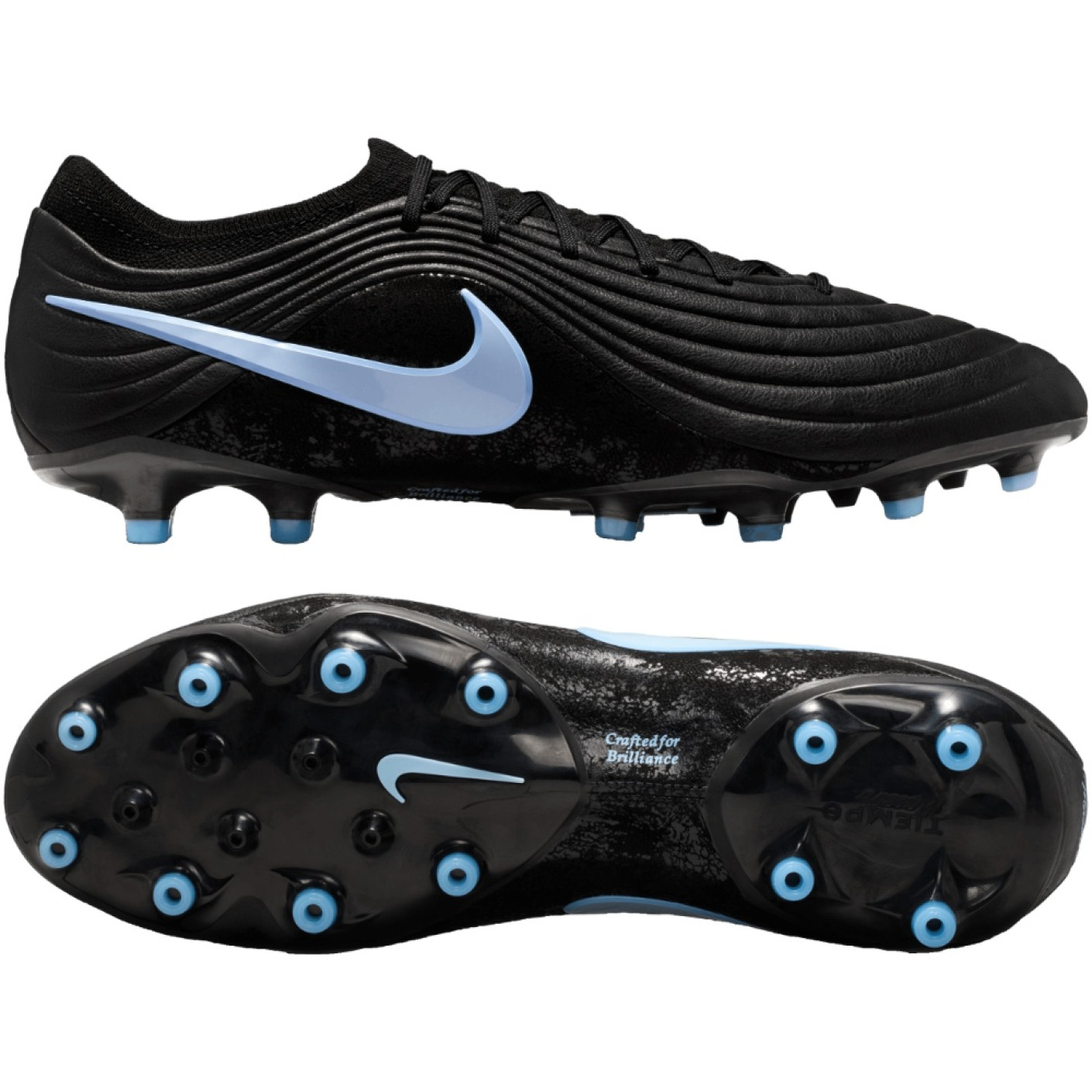 Nike Tiempo Maestro Elite Kunstgras Voetbalschoenen (AG) Zwart Lichtblauw