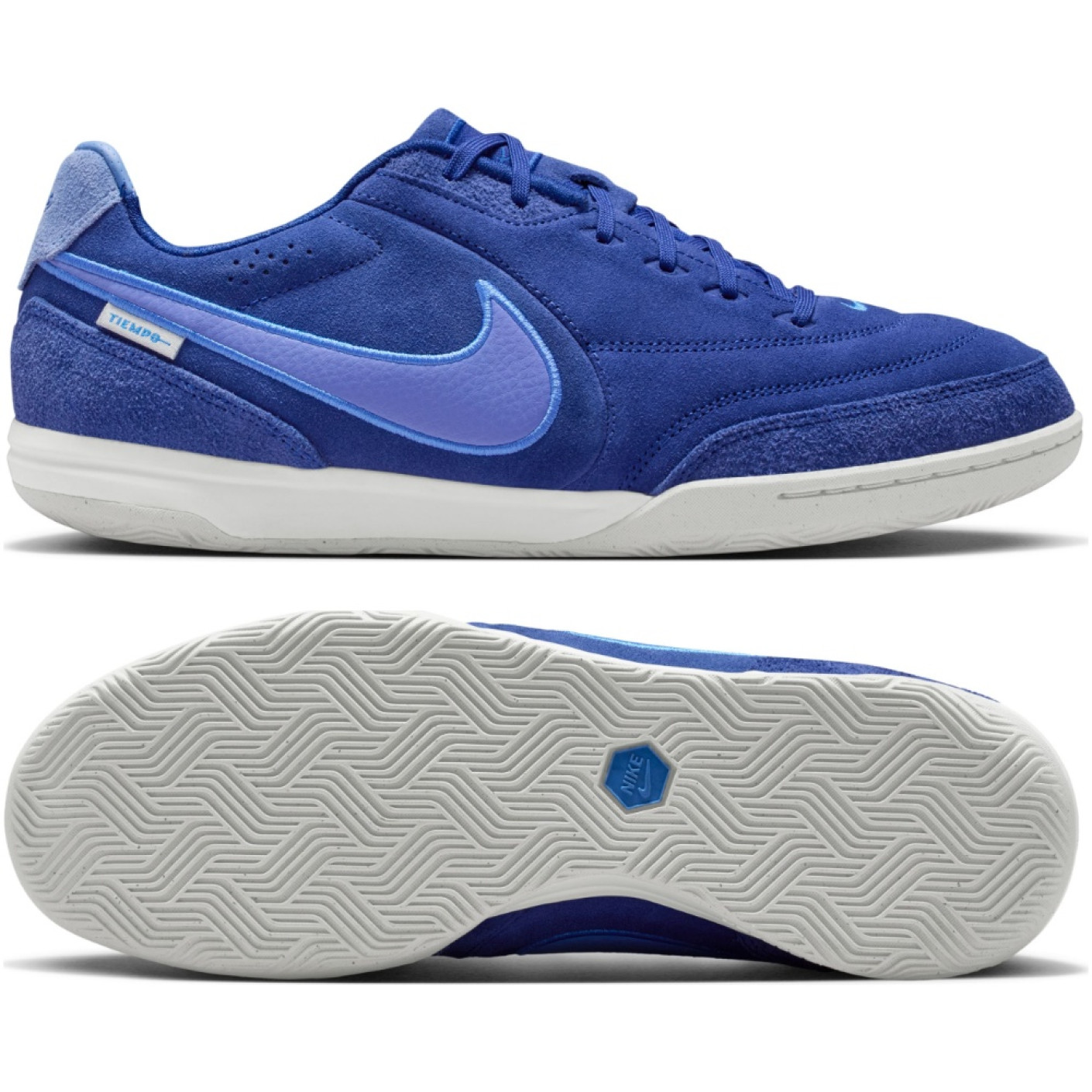 Nike Tiempo Streetgato Premium Street Football Boots Blue Purple Blue Light Blue