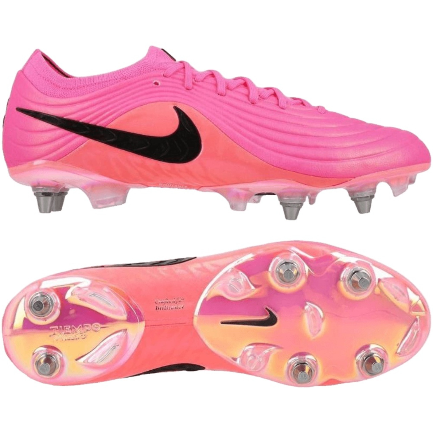 Nike Tiempo Maestro Elite Iron Stud Football Boots (SG) Hot Pink Black