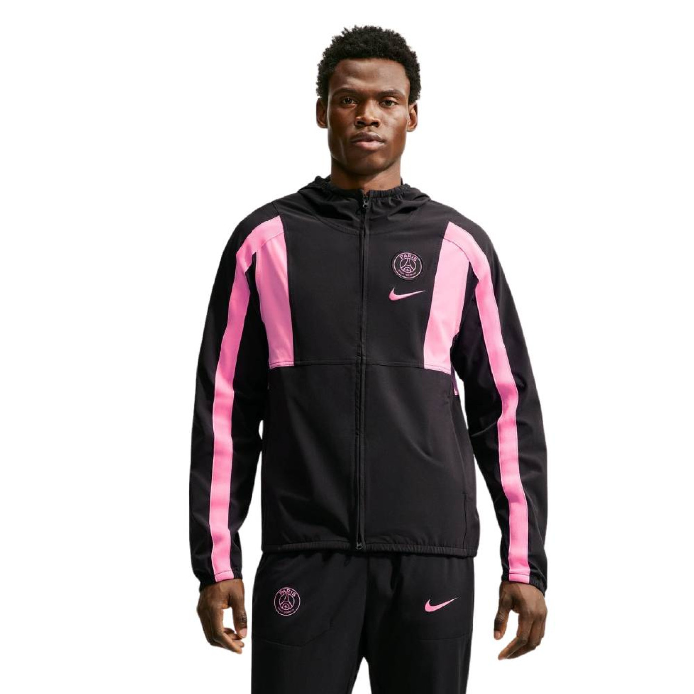Nike Paris Saint-Germain Energy Trainingsjack 2026-2027 Zwart Roze