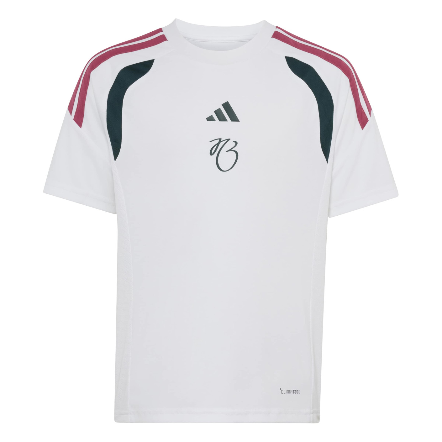 adidas Jude Bellingham Kids Training Shirt White Black Pink