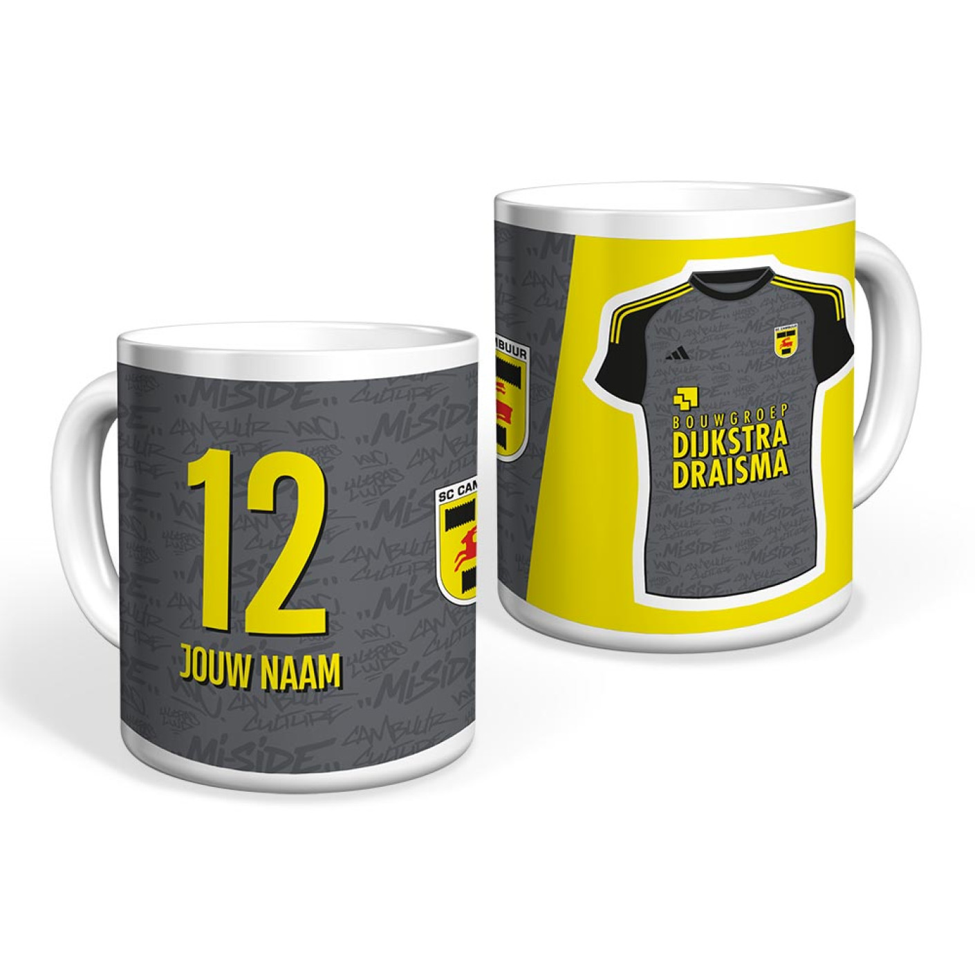 SC Cambuur Mok Uitshirt 2026-2027 Gepersonaliseerd