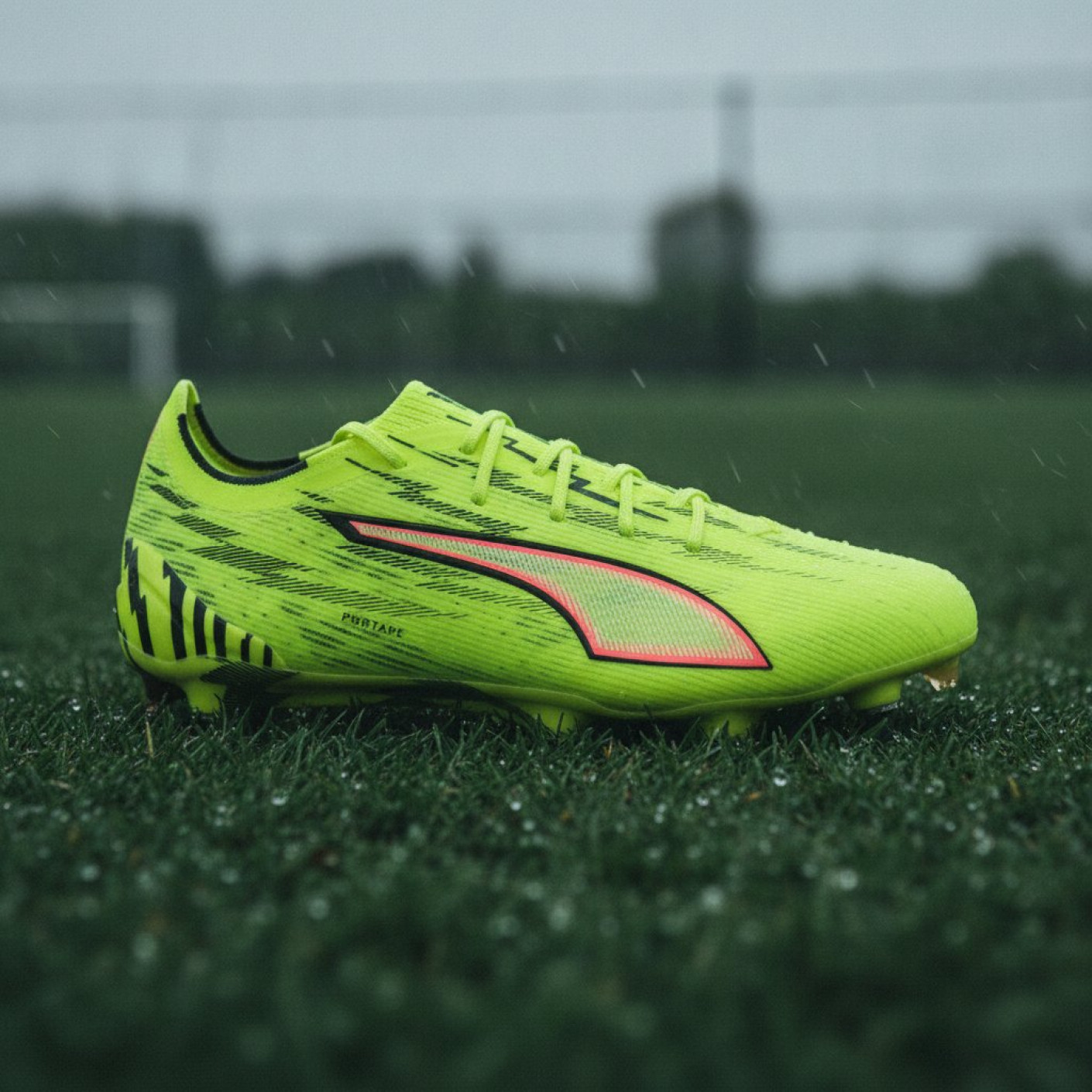 PUMA Ultra 6 Ultimate Iron Stud Football Boots (SG) Neon Yellow