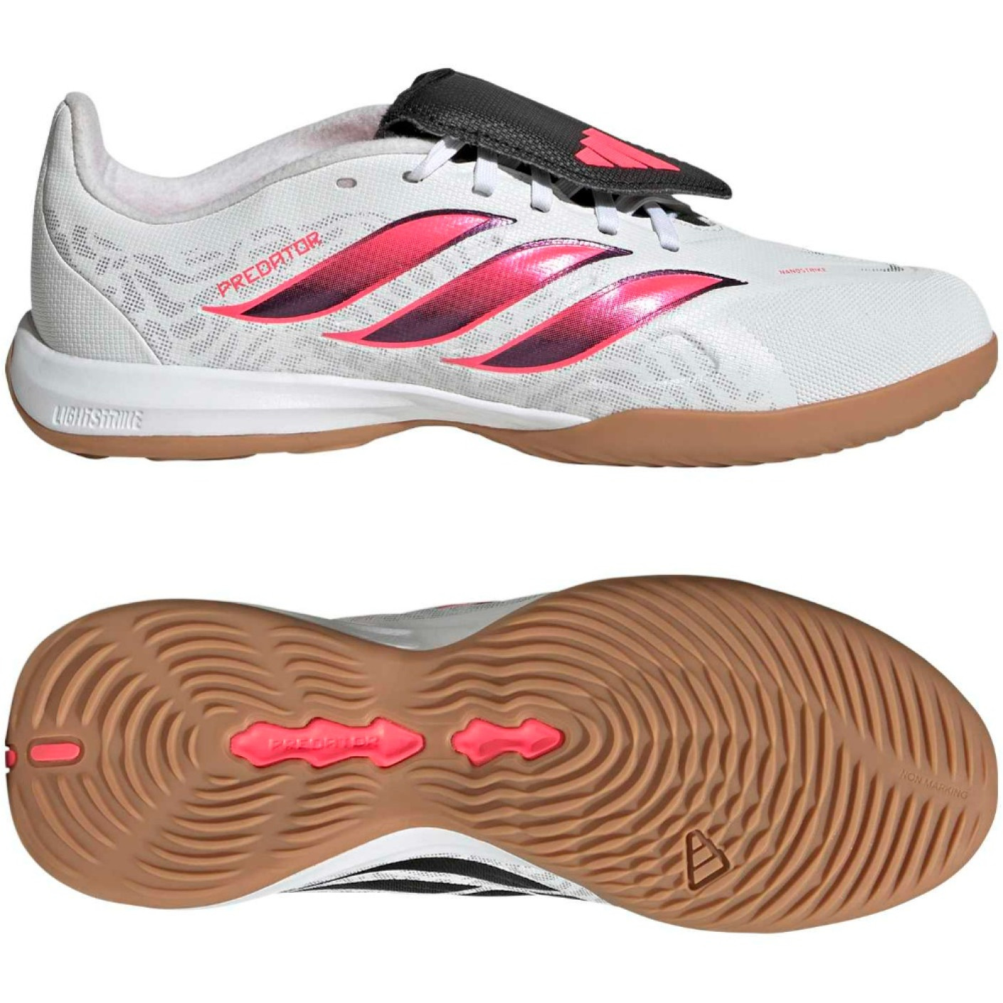 adidas Predator League FT Indoor Football Boots (IN) Kids White Black Pink